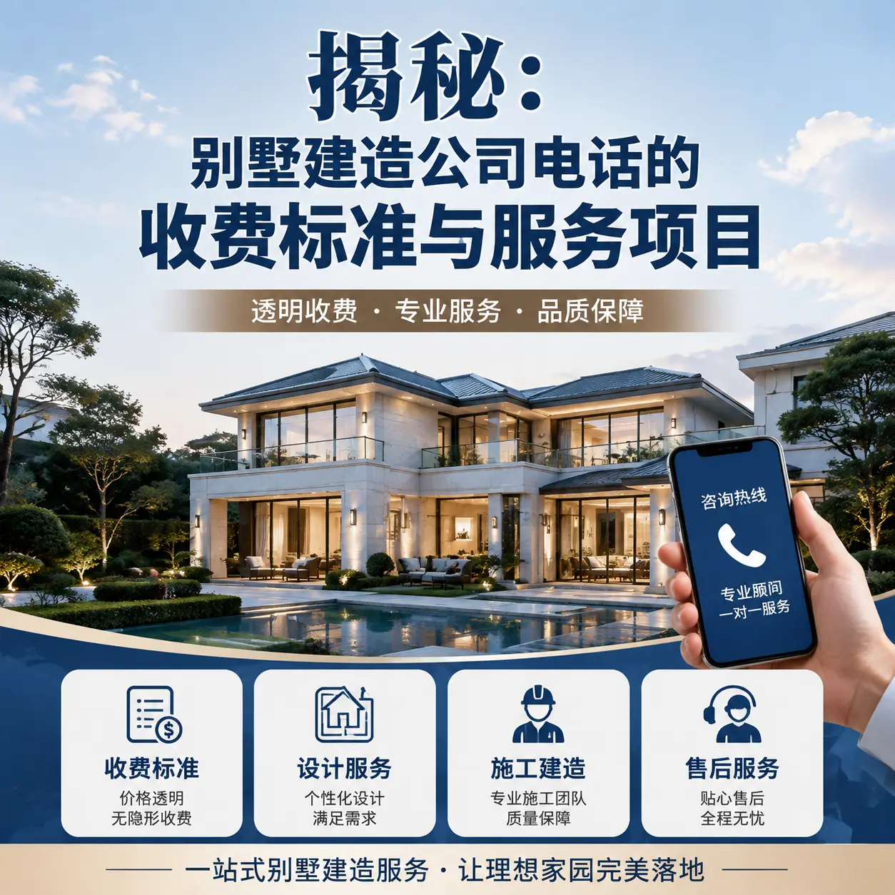揭秘:长顺别墅建造公司电话的收费标准与服务项目