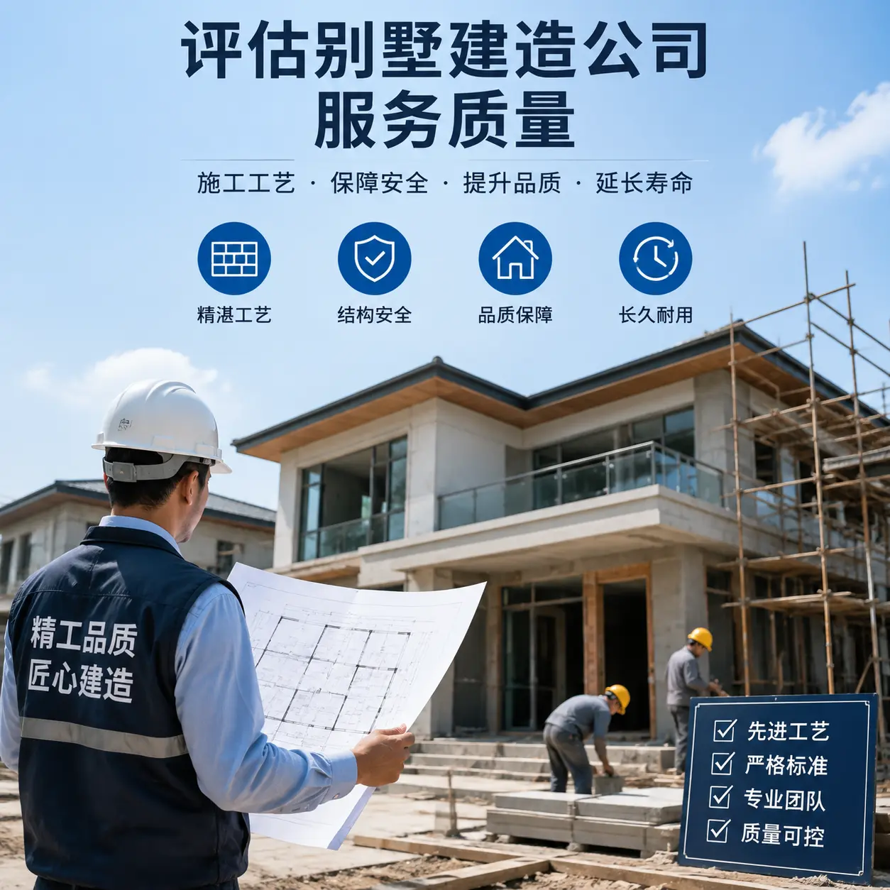 如何评估 长顺 别墅建造公司的服务质量？