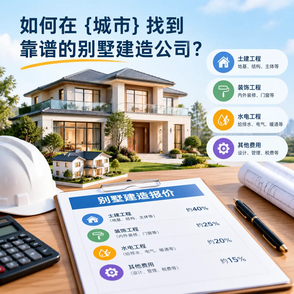 如何在 长顺 找到靠谱的别墅建造公司？