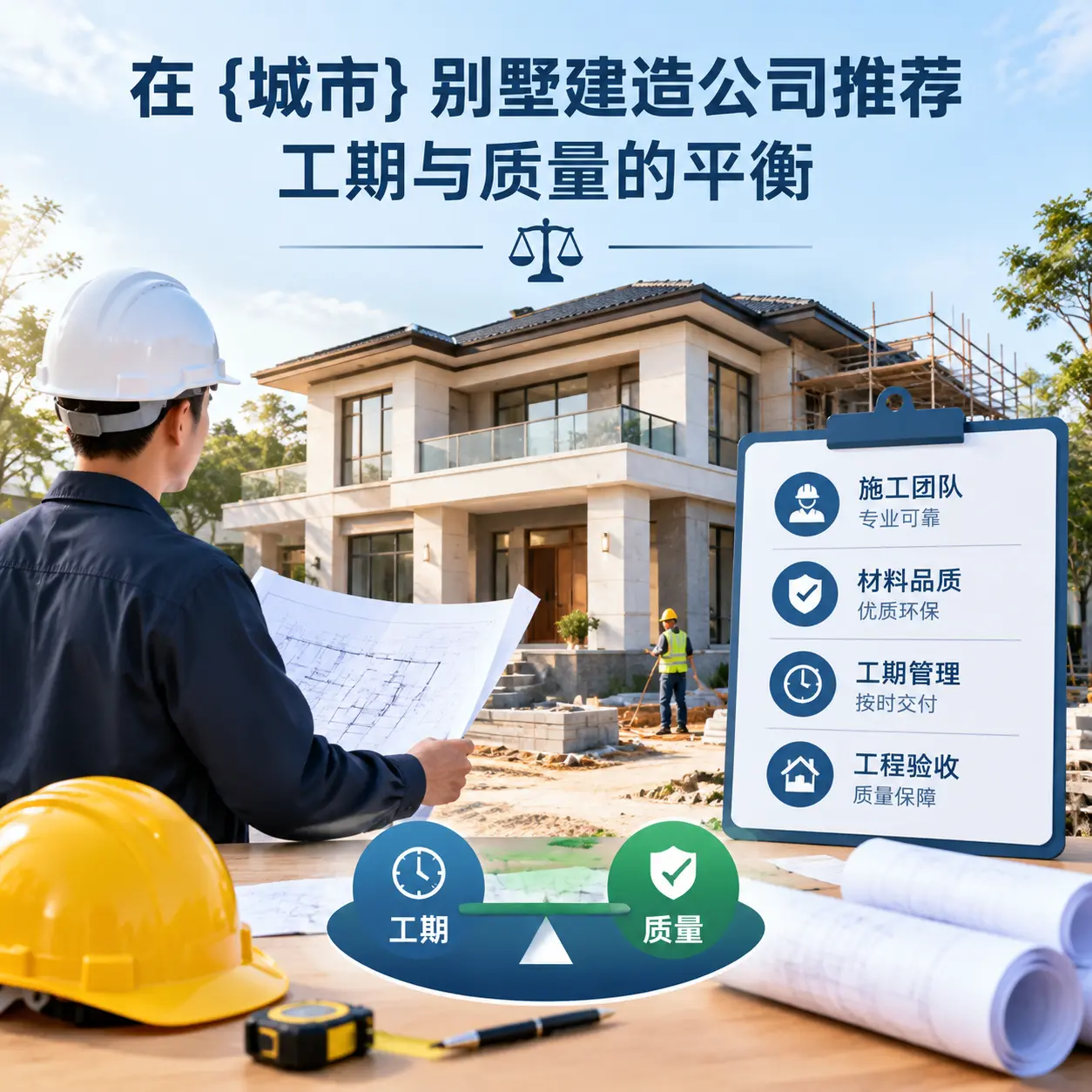 在 长顺 别墅建造公司推荐,工期与质量的平衡