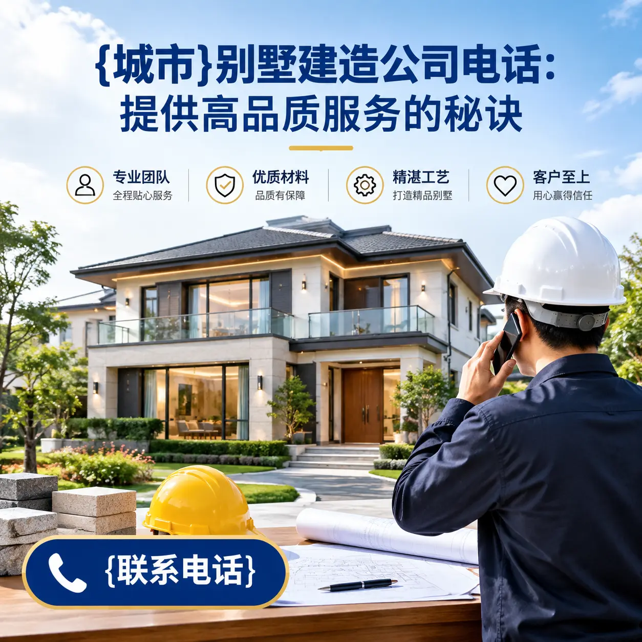 长顺别墅建造公司电话:提供高品质服务的秘诀
