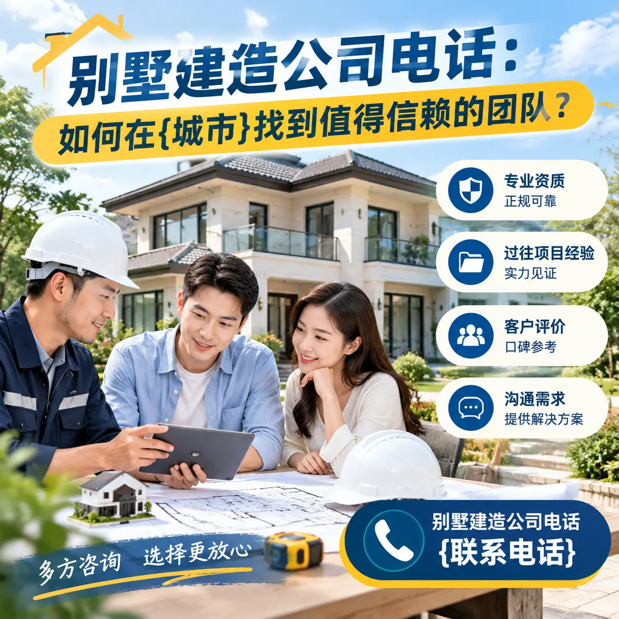 别墅建造公司电话：如何在长顺找到值得信赖的团队？