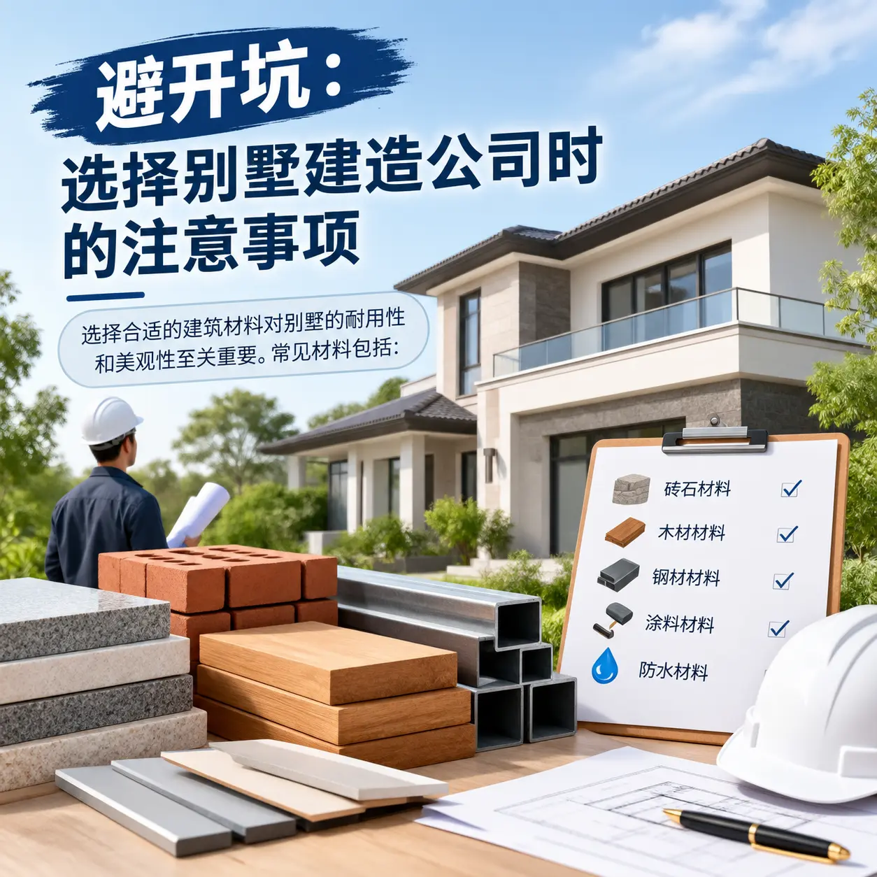 避开坑：选择 长顺 别墅建造公司时的注意事项