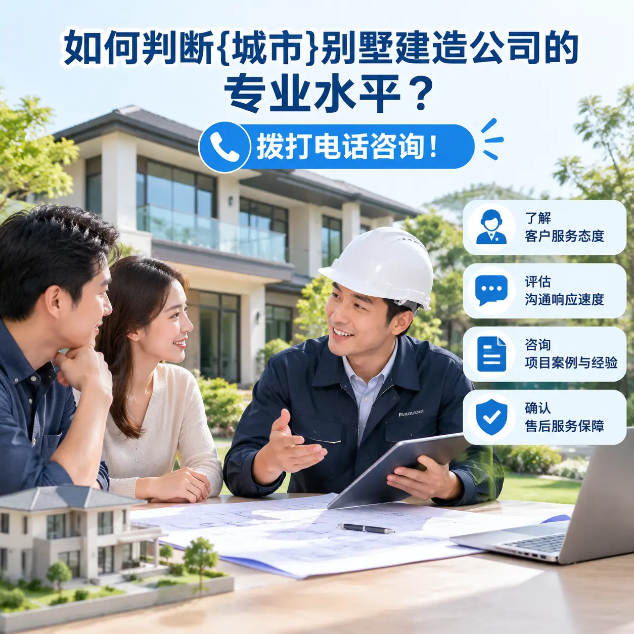 如何判断长顺别墅建造公司的专业水平？拨打电话咨询！
